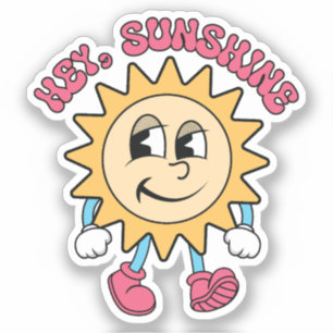 Hey, Sunshine - Summer Vibes Aufkleber