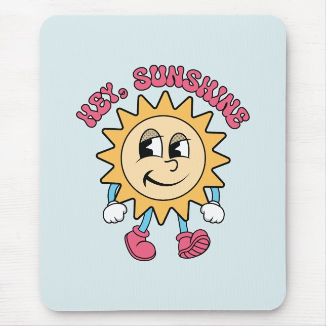 Hey, Sunshine - Summer Vibes Mousepad (Vorne)