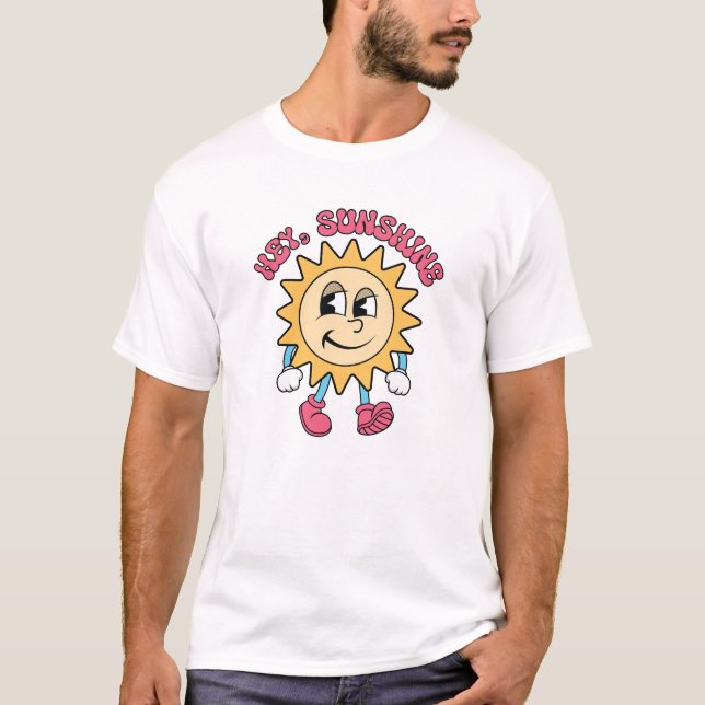 Hey, Sunshine - Summer Vibes T-Shirt (Vorderseite)