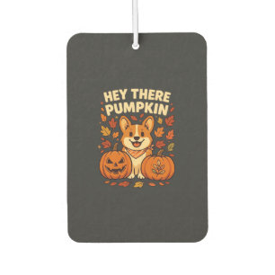 Hey There Kürbis Corgi Halloween Kürbisse Herbst Autolufterfrischer