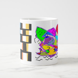 HEY There MESSAGE UND ZWEI ART DESIGNS Jumbo-Tasse