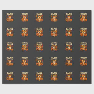 Hey There Pumpkin Corgi Halloween Kürbisse Herbst  Geschenkpapier