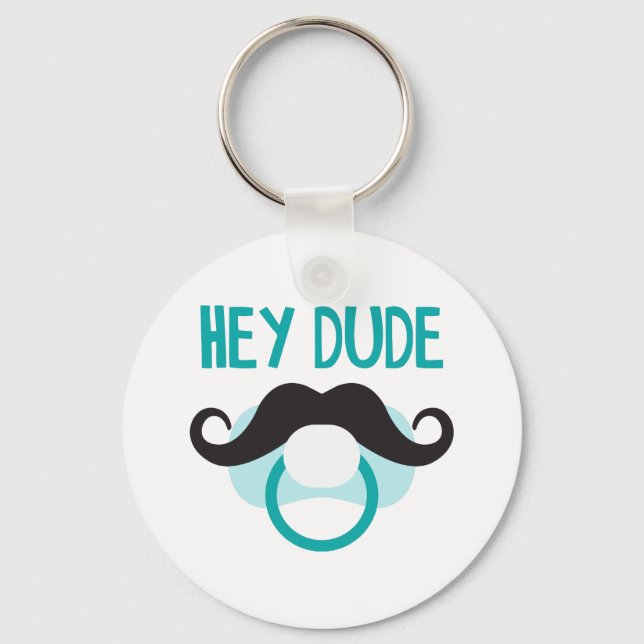 Hey Typ Schlüsselanhänger (Vorderseite)