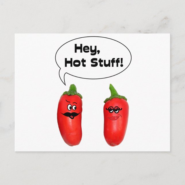 Hey, verdammt noch mal! Chilies Postkarte (Vorderseite)