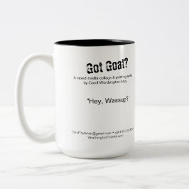 Hey Wassup Ziege Tasse - lustige Ziegen mit jeder 