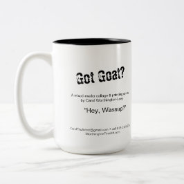 Hey Wassup Ziege Tasse - lustige Ziegen mit jeder 