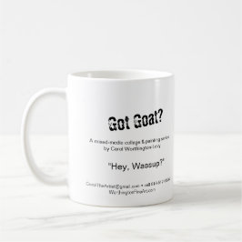 "Hey Wassup" Ziegen 11-oz-Tasse Kaffeetasse