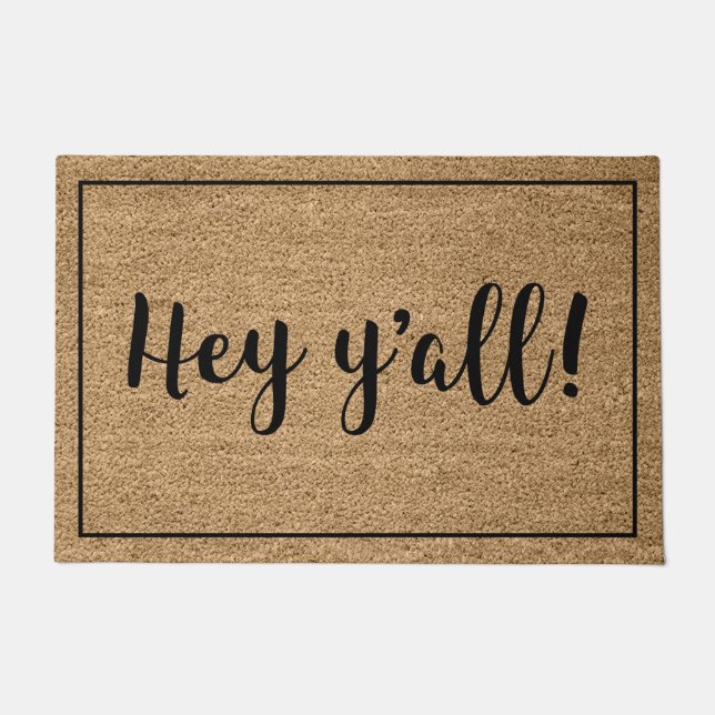 Hey Y'all Fußmatte (Vorderseite)