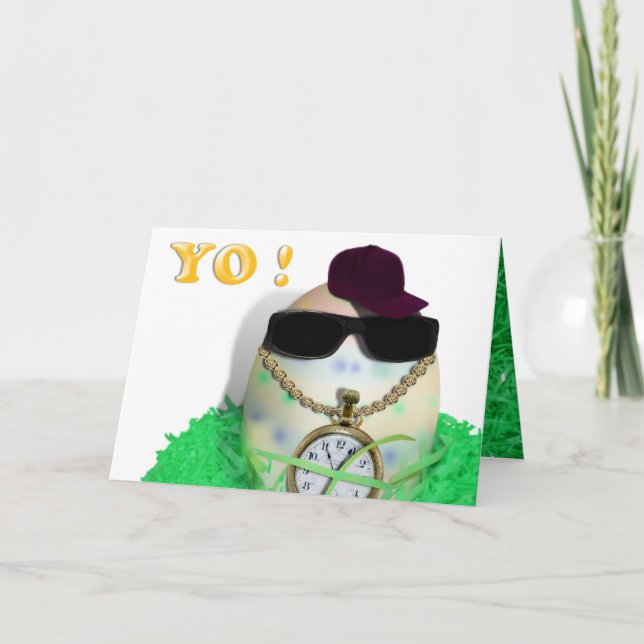 Hey, YO! Happy Gansta Oasta Feiertagskarte (Vorderseite)