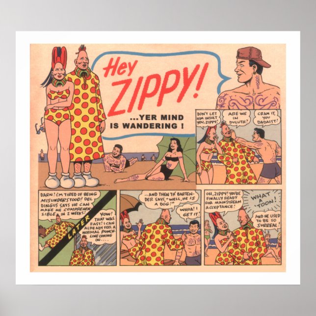 Hey, Zippy! Poster (Vorne)