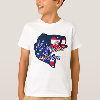 HeyCuz Outdoor Flag Bass Logo T-Shirt