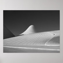 Heydar Aliyev Center in Baku Aserbaidschan Poster