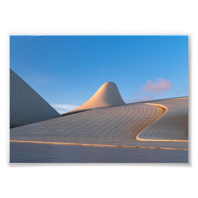 Heydar Aliyev Center Photo Enlargement Fotodruck (Vorne)