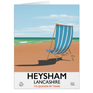 Heysham Lancashire Vintage-Zugposter