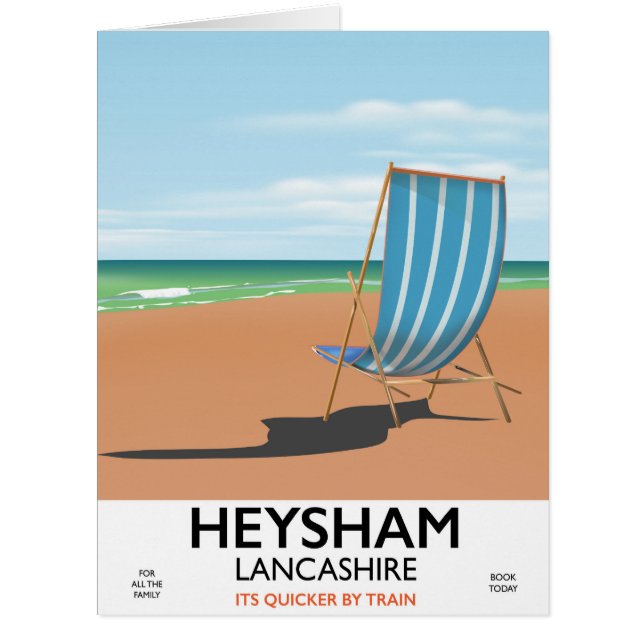 Heysham Lancashire Vintages Zugposter (Vorderseite)