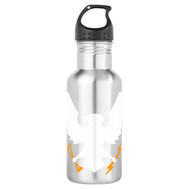 HFMerch:: John:: Edelstahlflasche (Vorderseite)