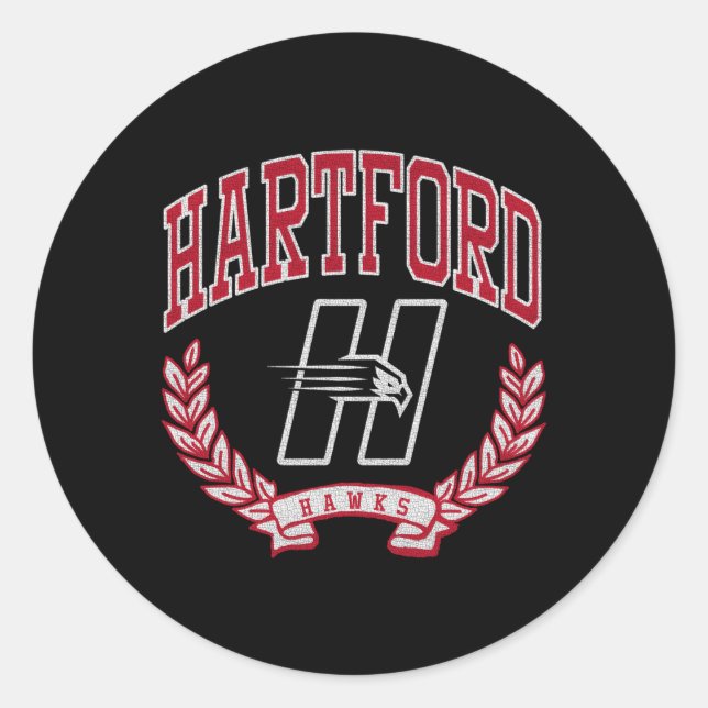 Hford Hawks Victory Runder Aufkleber (Vorderseite)