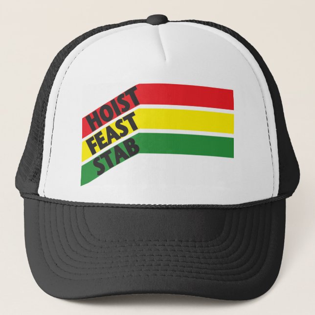 HFS Hut-rasta Truckerkappe (Vorderseite)