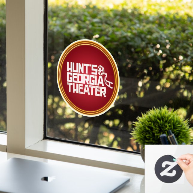 HGT-Logo Fensteraufkleber (Büro)