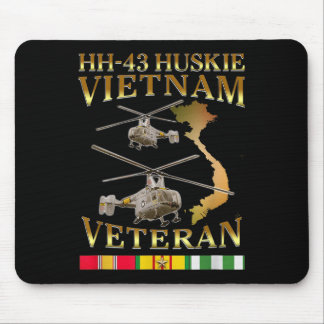 Hh 43 Huskie Helicopter Vietnam Veteran Hh-43 Viet Mousepad