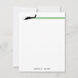 HH-60 Pave Hawk Hubschrauber Striping Custom Notep Mitteilungskarte