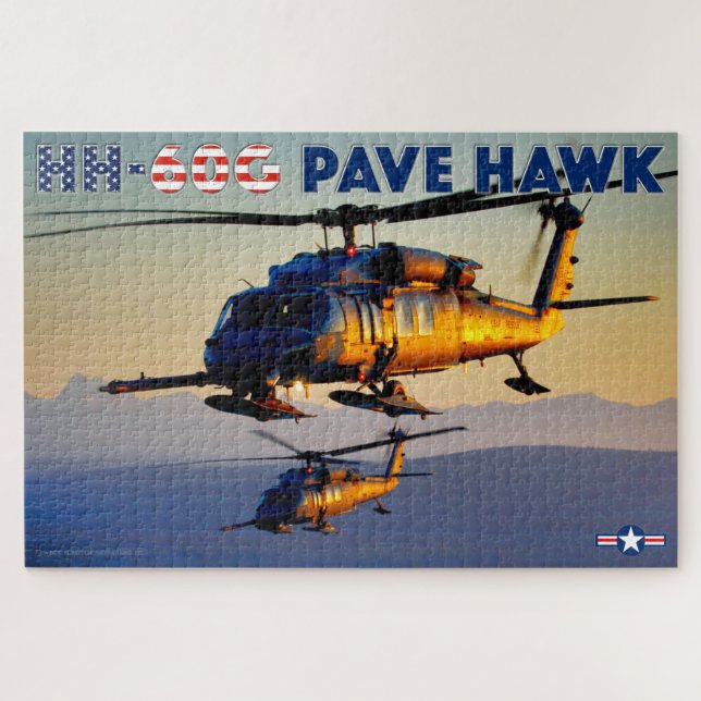 HH-60G PAVE HAWK (20x30 INCH) (Horizontal)