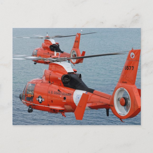 HH-65-Dolphin Postkarte (Vorderseite)