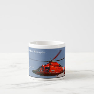 HH 65C Dolphin Helicopter Espresso Tasse