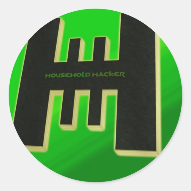 HH-Aufkleber Runder Aufkleber (Vorderseite)