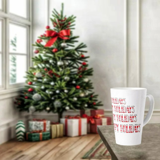 HH gegen Schnee Milchtasse (Definitely in the Holiday season with this HH Against Snow Latte Mug!)