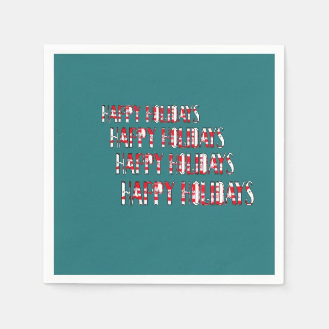 HH gegen Schnee Serviette (Vorderseite)