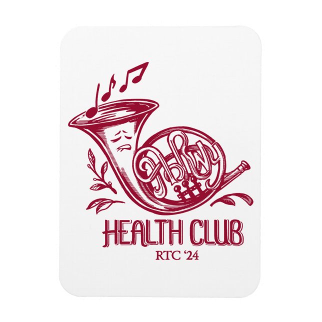 HHC (Französisches Horn) Foto Magnet (Vertikal)