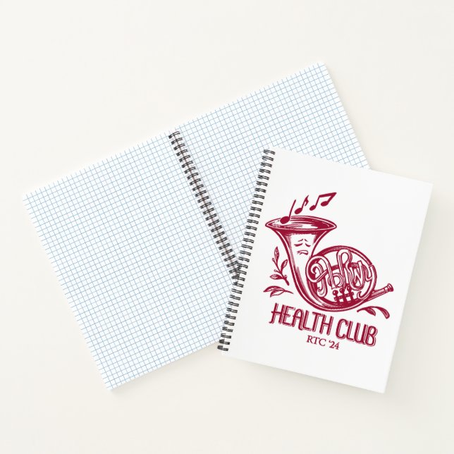 HHC (Französisches Horn) Notebook Notizbuch (Innenseite)