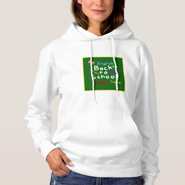 HI54EDU Zurück zur Schule Hoodie (Vorderseite)