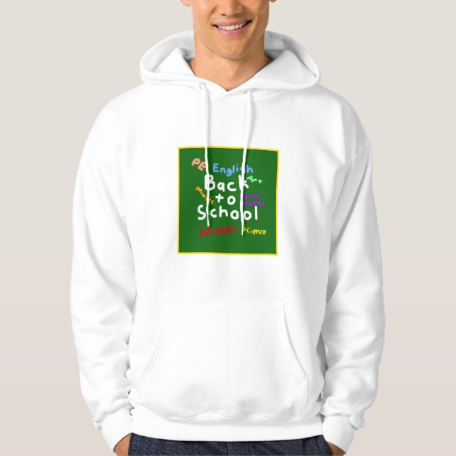 HI54EDU Zurück zur Schule Hoodie (Vorderseite)