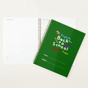 HI54EDU zurück zur Schule Planer