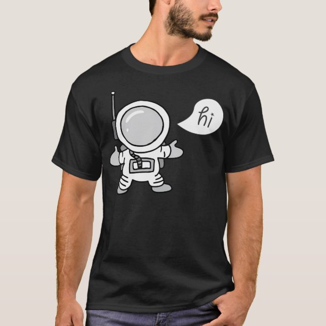 Hi Astronaut T-Shirt (Vorderseite)