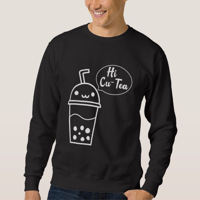 Hi Cu Tea Boba Tea Cup Winking Bubble Milk Tee Pub (Vorderseite)