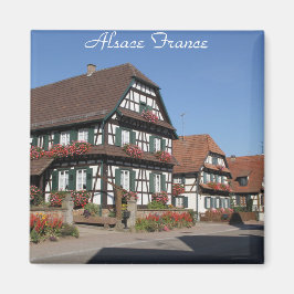 Hi def Fotografie von Elsass Frankreich Magnet