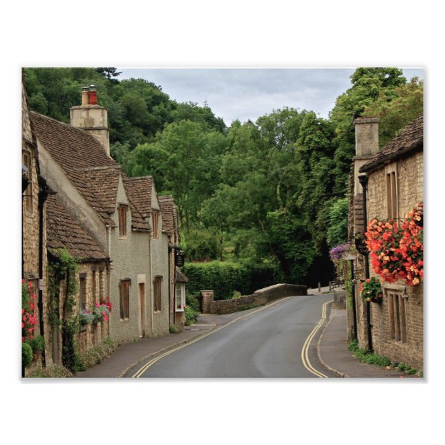 Hi Def Fotografy Castle Combe England Fotodruck (Vorne)