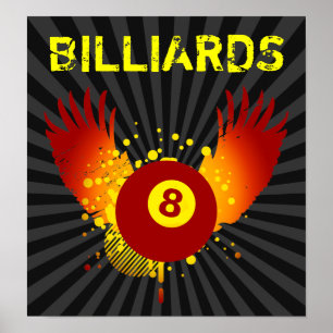 Hi-Fi-Billard Poster