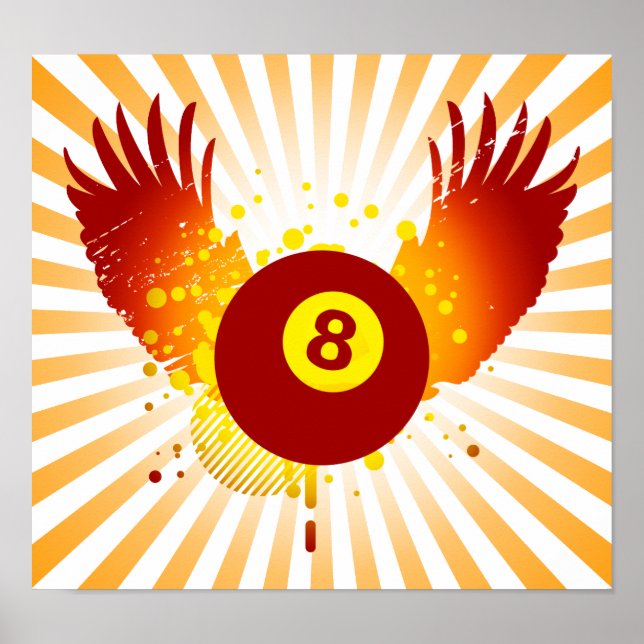 Hi-Fi-Billard Poster (Vorne)