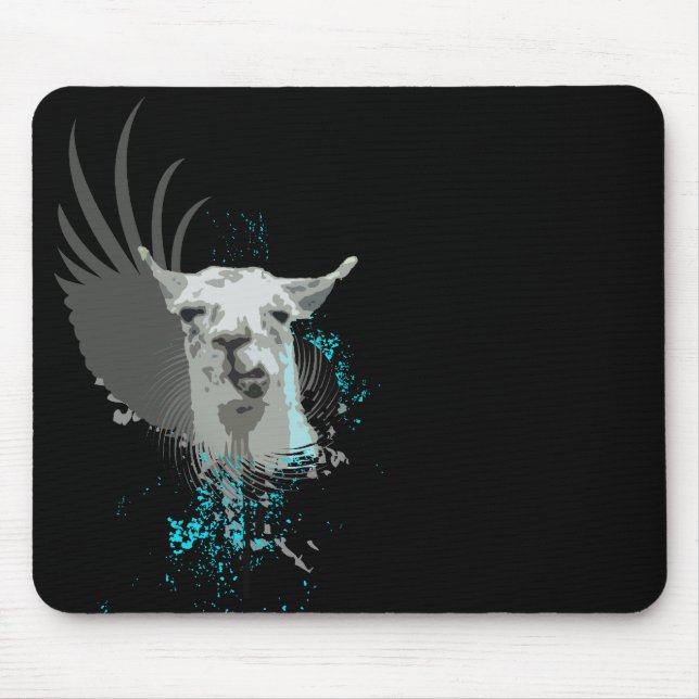 Hi-Fi-Lama. Mousepad (Vorne)