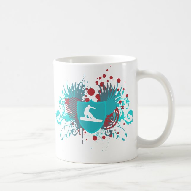 Hi-Fi-Snowboard Kaffeetasse (Rechts)