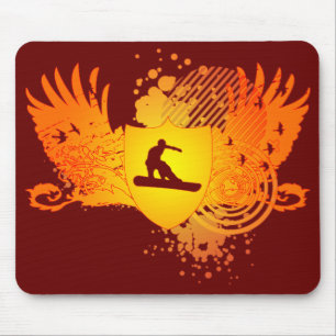 Hi-Fi Snowboarden. Mousepad