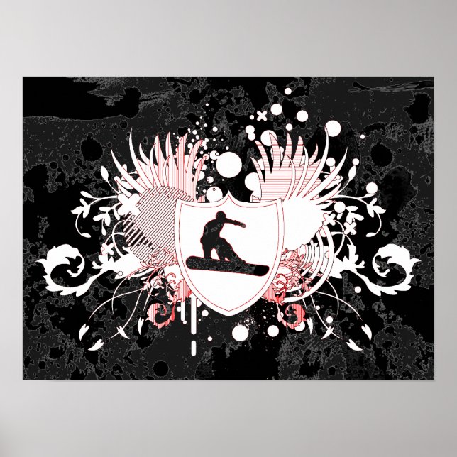 Hi-Fi-Snowboarden Poster (Vorne)