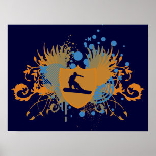 Hi-Fi-Snowboarden Poster