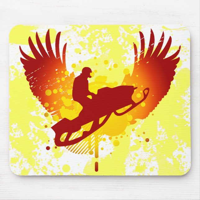 Hi-Fi-Snowmobiling Mousepad (Vorne)