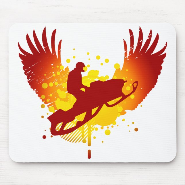 Hi-Fi-Snowmobiling Mousepad (Vorne)