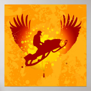 Hi-Fi-Snowmobiling Poster